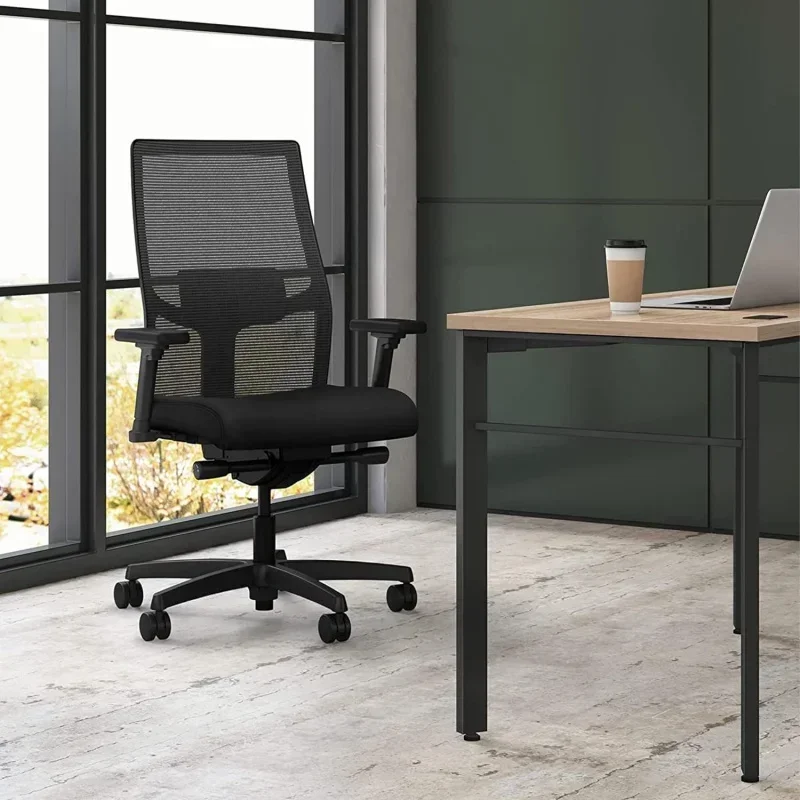 Task Chair Mid Back - Kursi Tugas Punggung Tengah Jaring/Kain Ergonomis