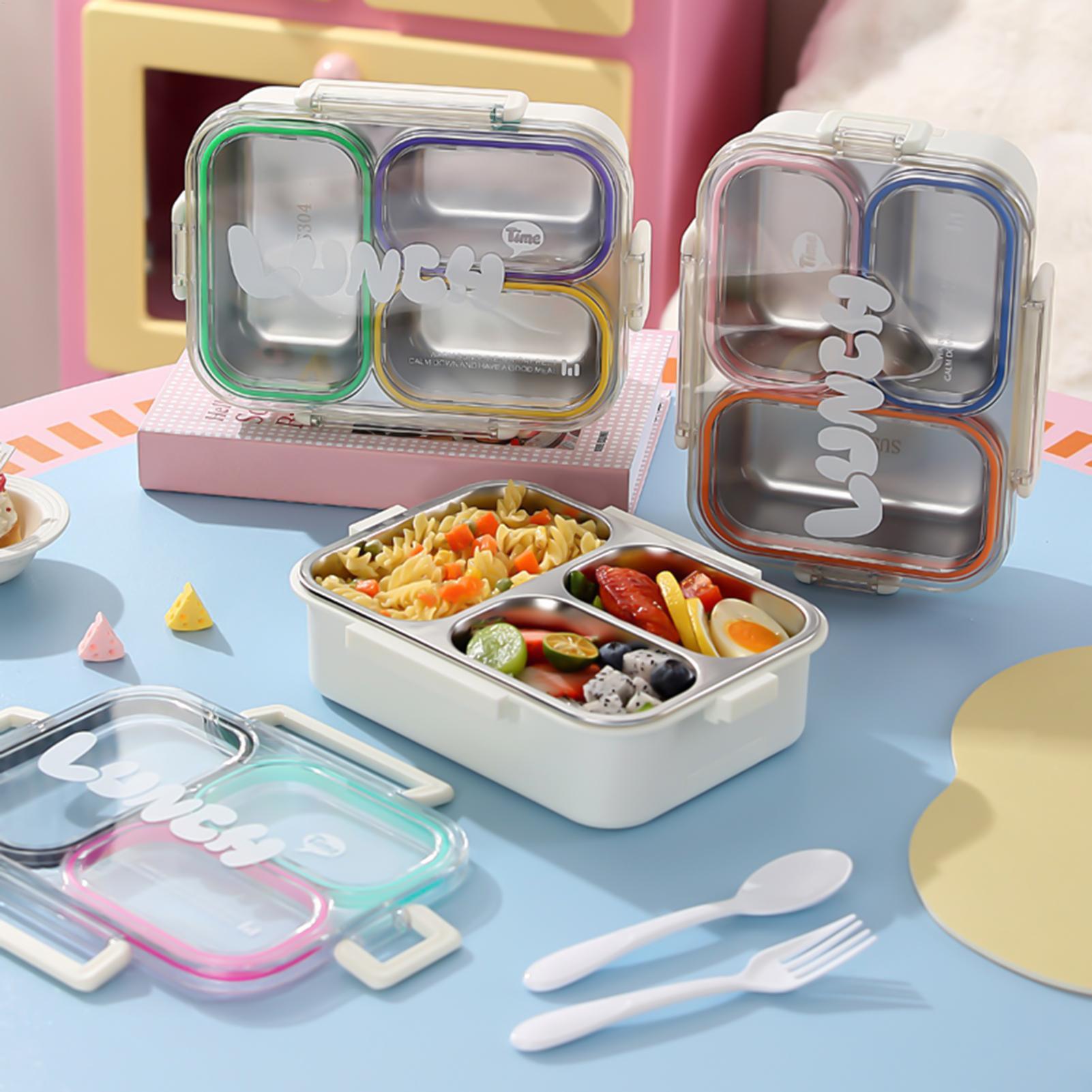 Office Furniture China - Kotak Makan Siang Stainless Steel Terbagi