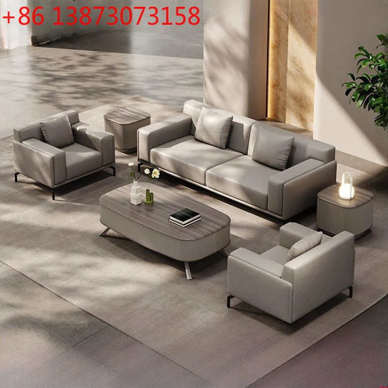 Office Furniture First - Sofa kantor kulit kombinasi furnitur area