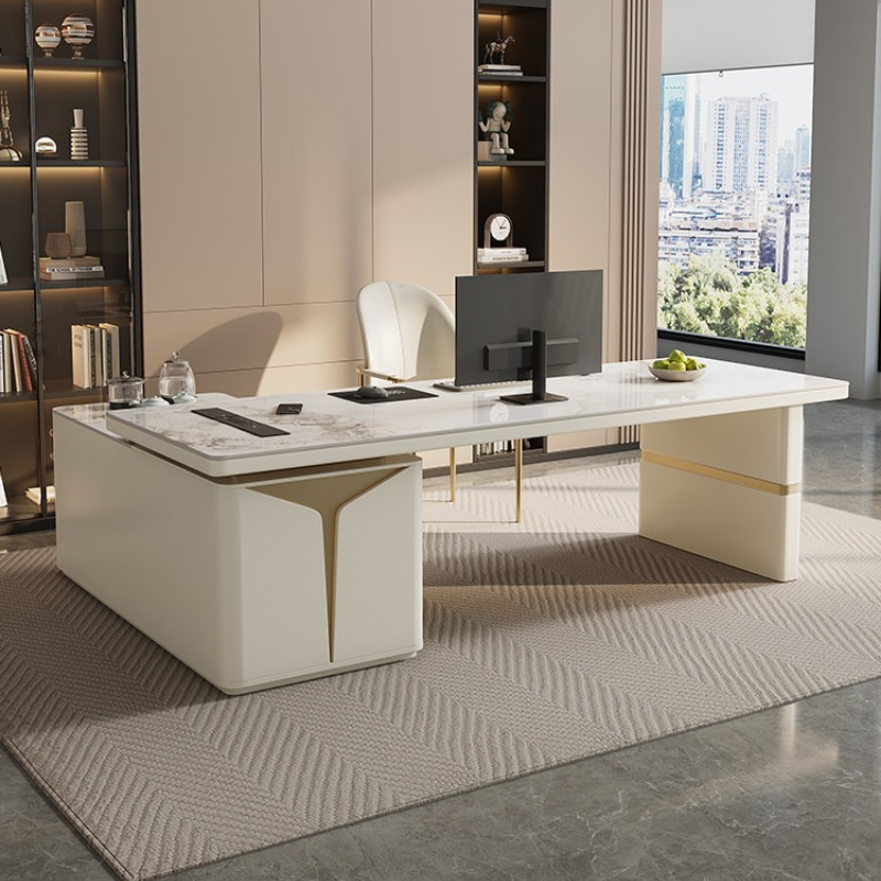 Office Furniture Com - meja bos multifungsi modern dengan penyimpanan,