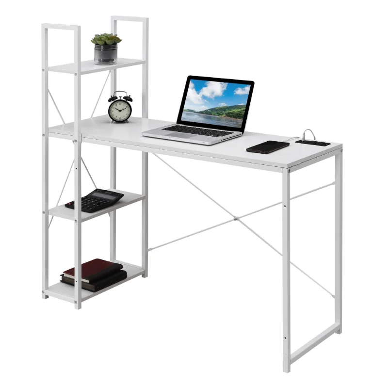 Office Furniture Com - Meja Kerja Dengan Rak, Perabot Kantor,