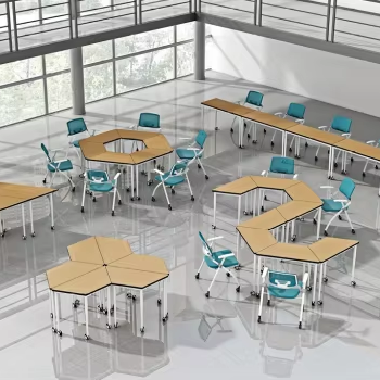 Office Furniture Wholesale - Set Meja dan Kursi Kelas Modern