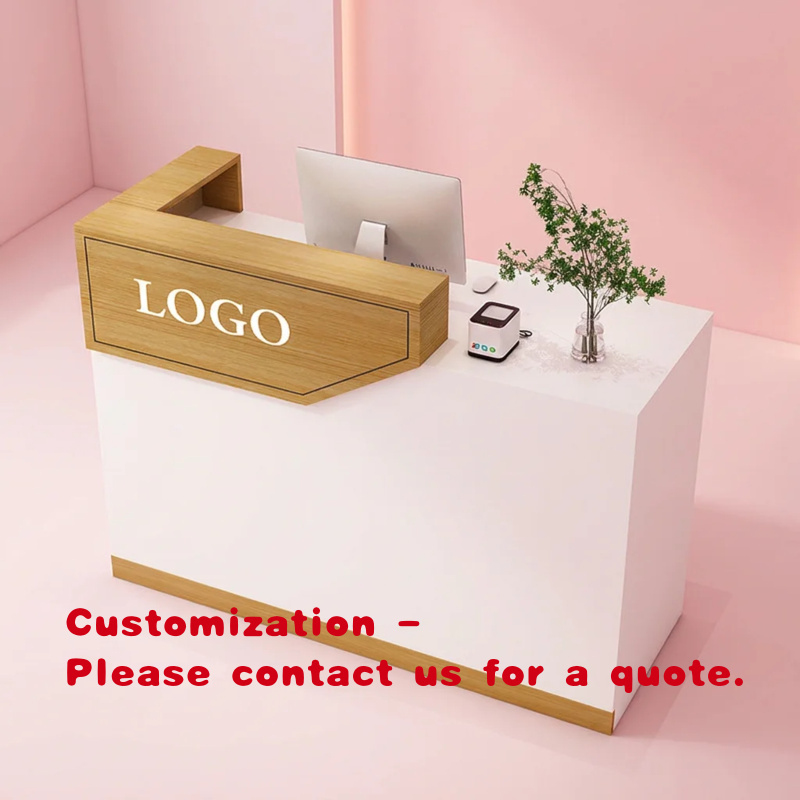 Office Furniture Direct - Meja Resepsionis Hotel Kayu Modern, Meja