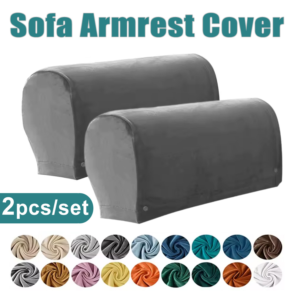 Office Furniture Dimensions - 2pcs/set Sarung Sofa Beludru Anti-Slip Pelindung