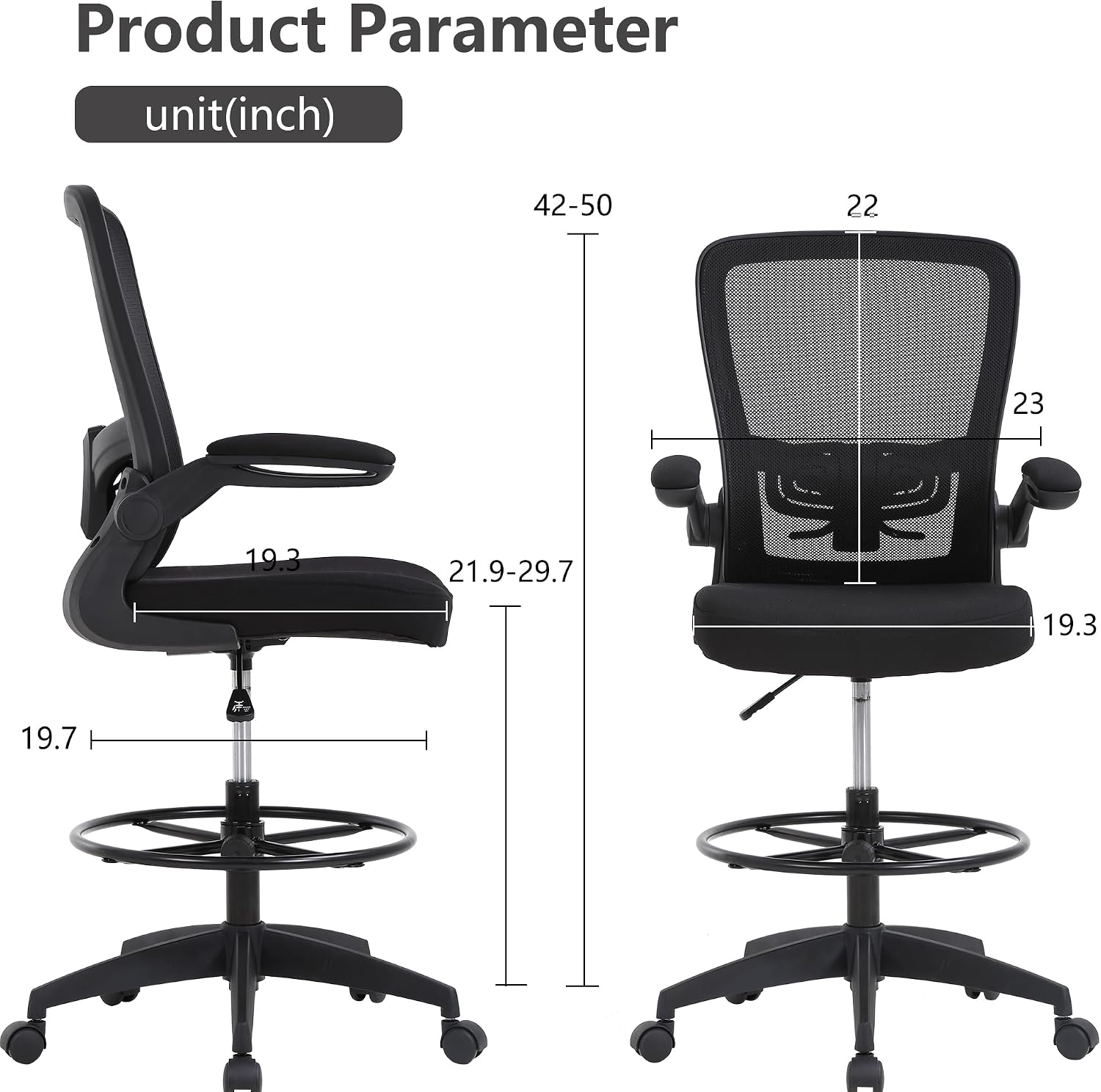 Kursi Drafting BestOffice, Kur - Task Chair Mid Back ulasan dan harga