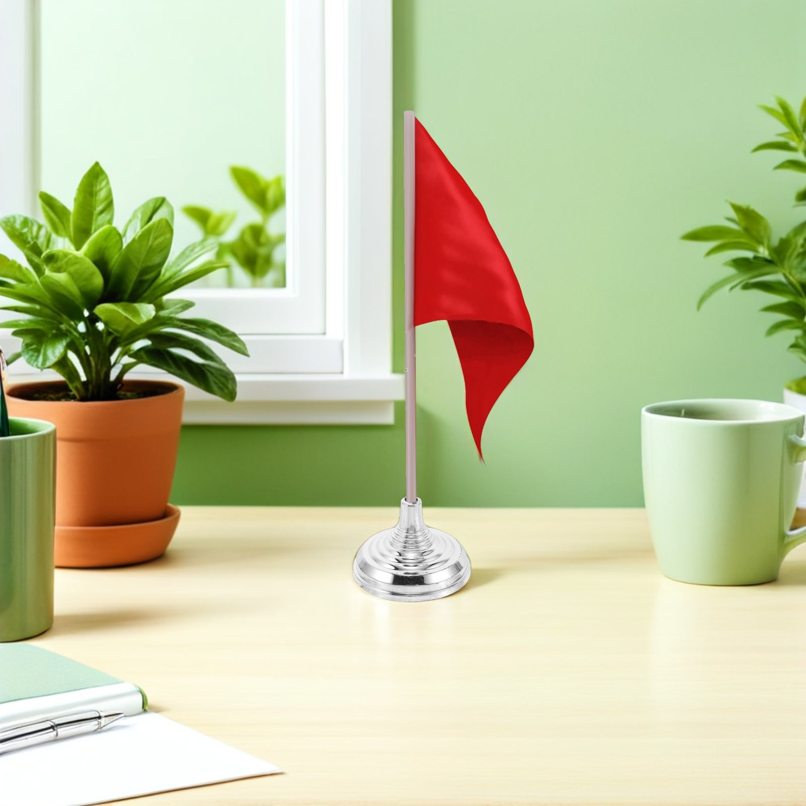 12 Buah Penyangga Bendera Meja - Office Furniture Direct ulasan dan harga