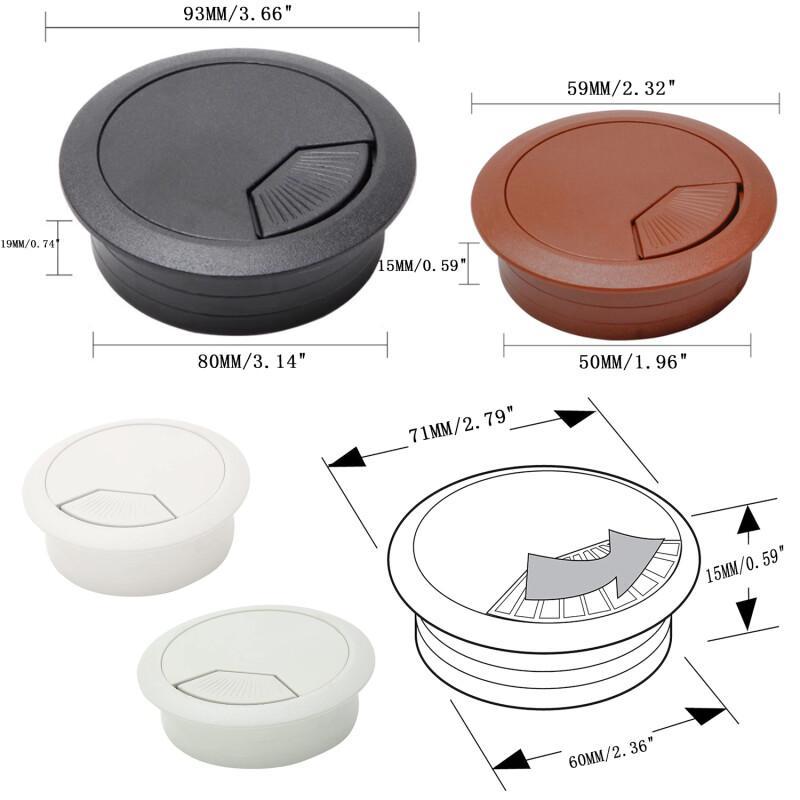 1Pcs Penutup Lubang Kabel Grom - Office Furniture Wholesale ulasan dan harga