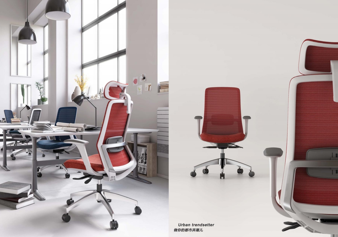 Kursi Kantor Ergonomis Jaring  - Task Chair Mid Back ulasan dan harga