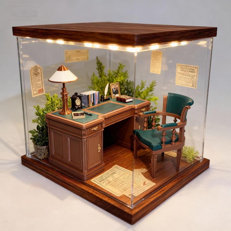 Set Kursi Meja Kantor Miniatur - Office Furniture Set ulasan dan harga