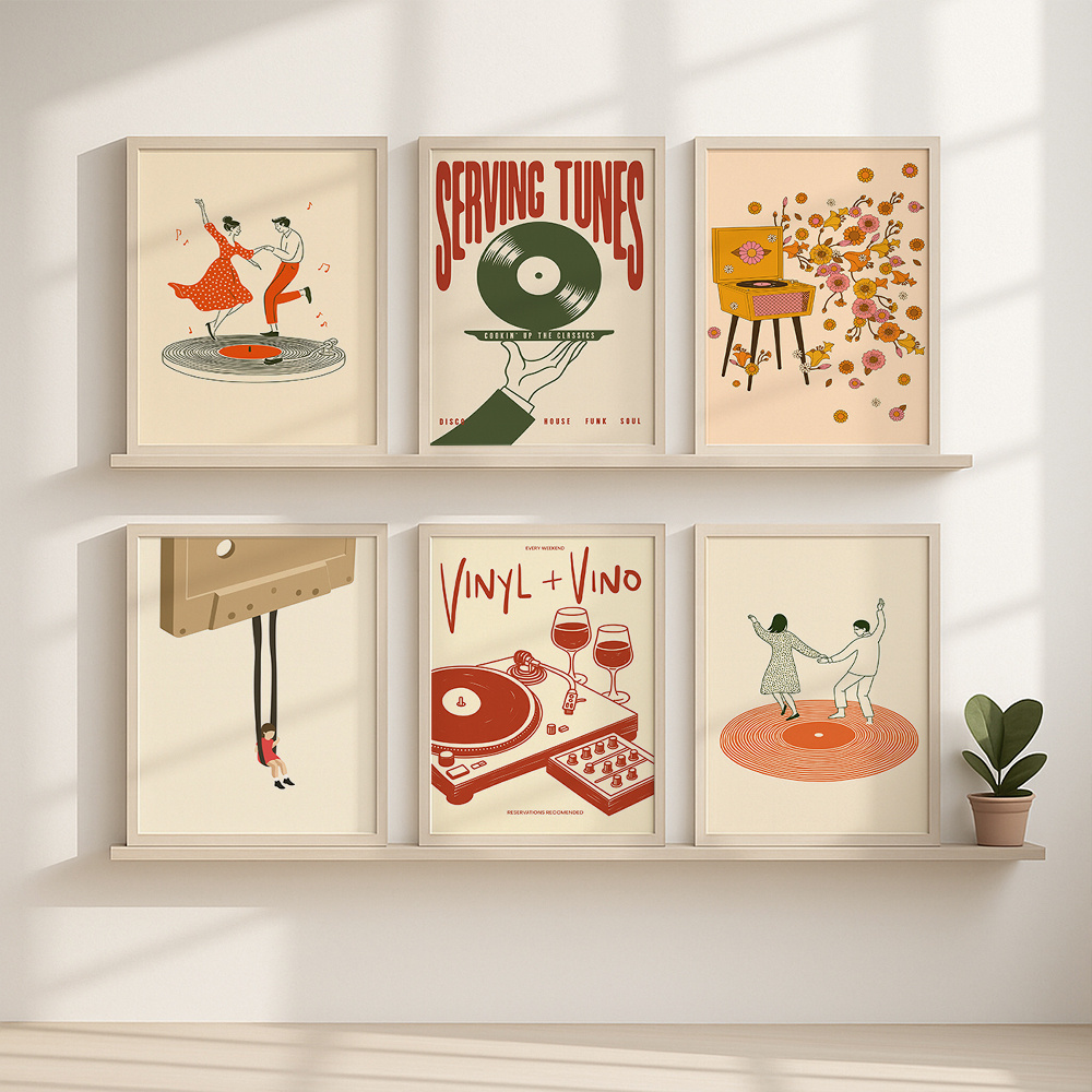 1 Buah Poster Kanvas Musik Ant - Office Furniture Direct ulasan dan harga