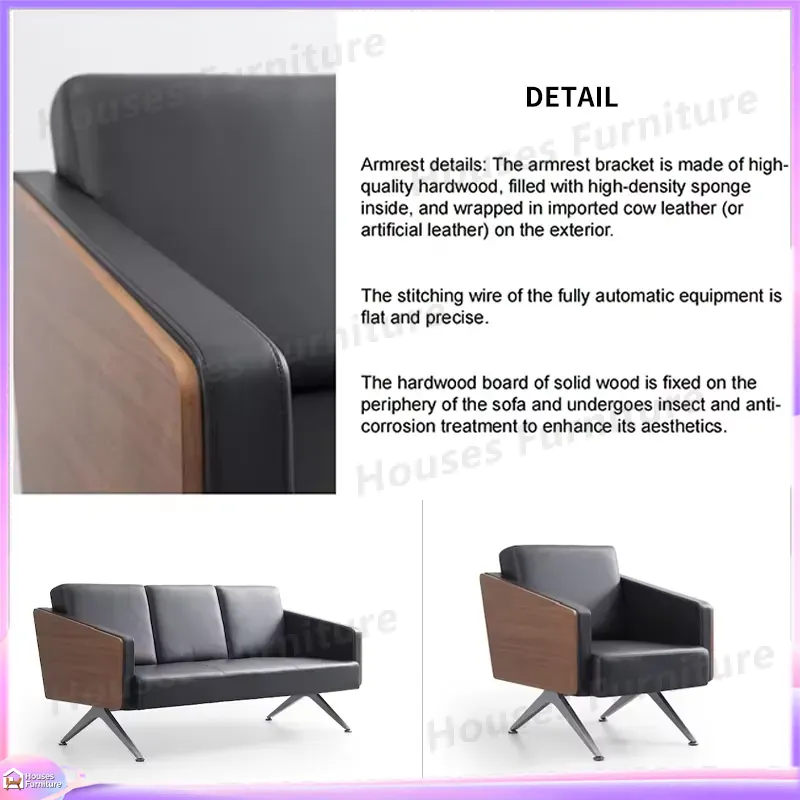 Sofa Kantor Kulit 3 Dudukan Mo - Office Furniture Wholesale ulasan dan harga