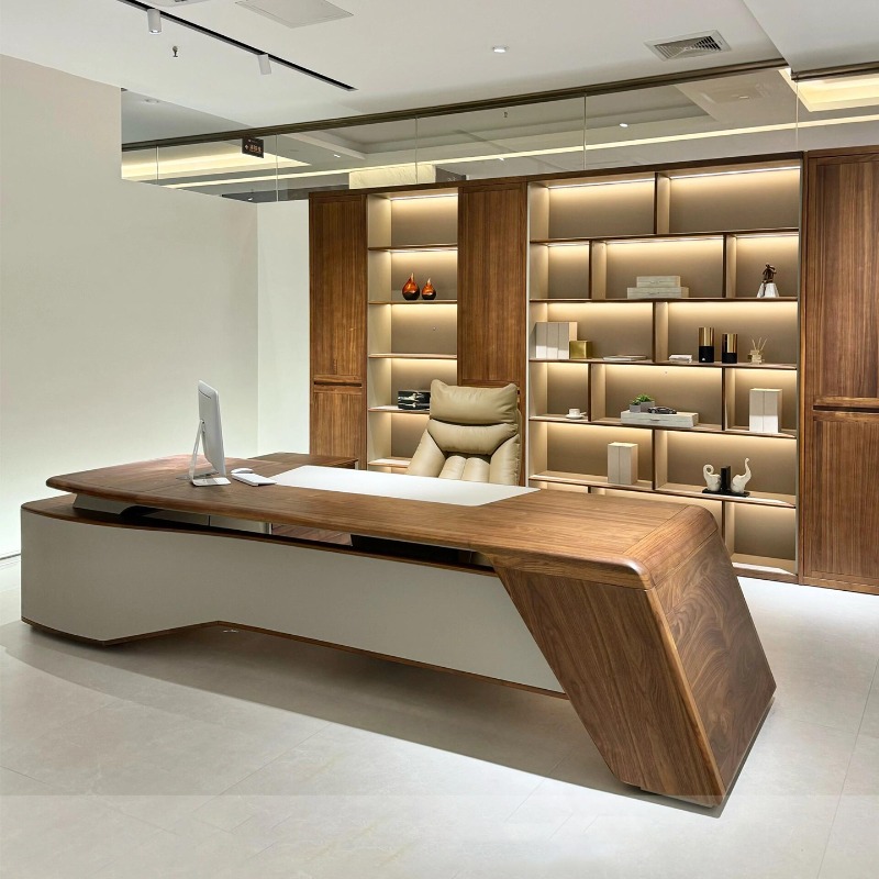 Meja Kantor Kayu Sederhana Kre - Office Furniture Dimensions ulasan dan harga