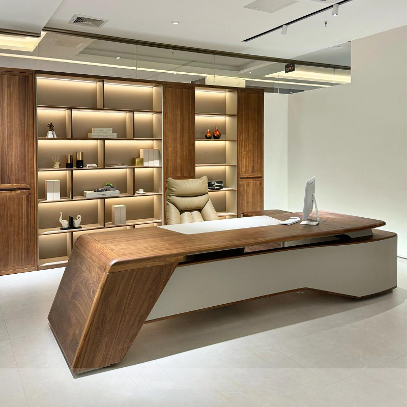 Meja Kantor Kayu Sederhana Kre - Office Furniture Dimensions ulasan dan harga