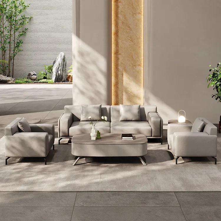 Sofa kantor kulit kombinasi fu - Office Furniture First ulasan dan harga