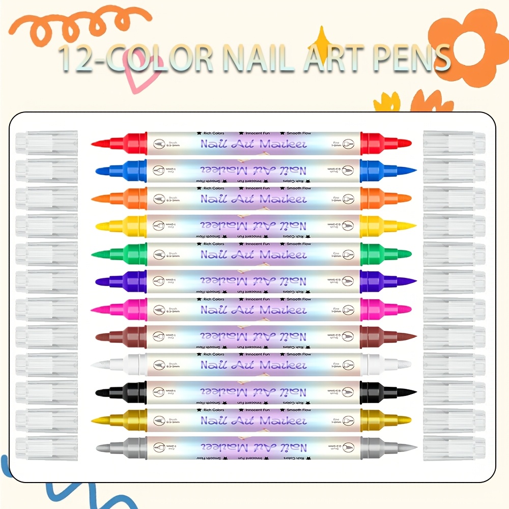 Set Pena Seni Kuku 12 Warna, 2 - Copic Marker Sketch ulasan dan harga
