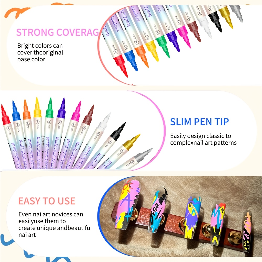 Set Pena Seni Kuku 12 Warna, 2 - Copic Marker Sketch ulasan dan harga