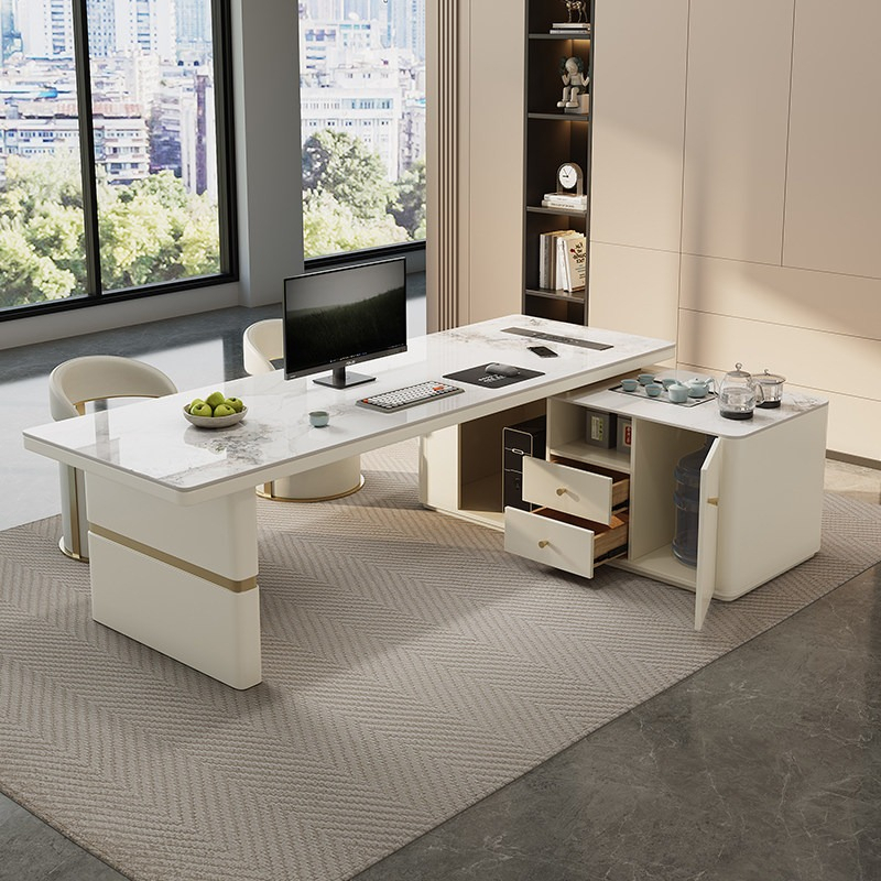 meja bos multifungsi modern de - Office Furniture Com ulasan dan harga