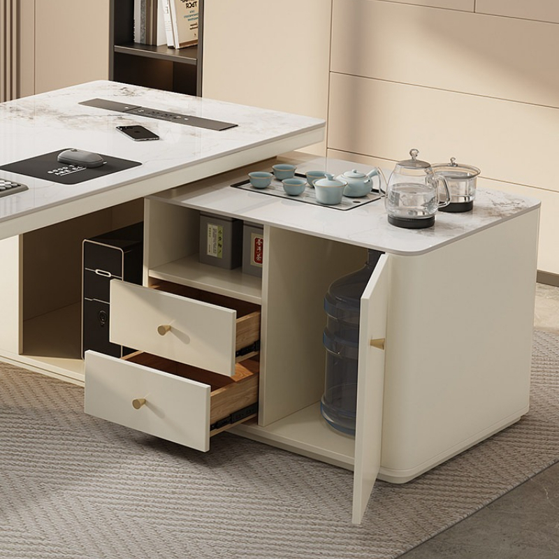 meja bos multifungsi modern de - Office Furniture Com ulasan dan harga