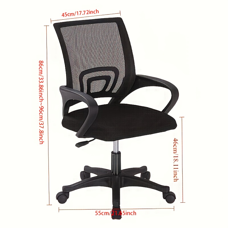 1 Buah Kursi Kantor, Kursi Kom - Task Chair Mid Back ulasan dan harga