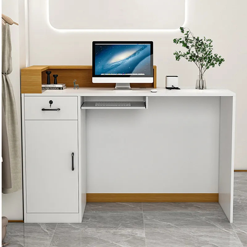 Meja Resepsionis Hotel Kayu Mo - Office Furniture Direct ulasan dan harga