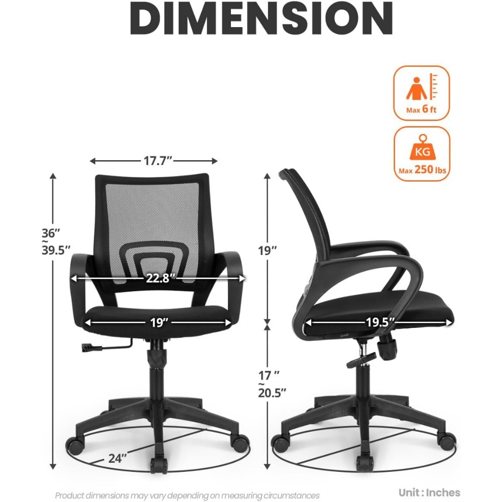 Kursi Kantor Gaming Jaring Hit - Task Chair Mid Back ulasan dan harga