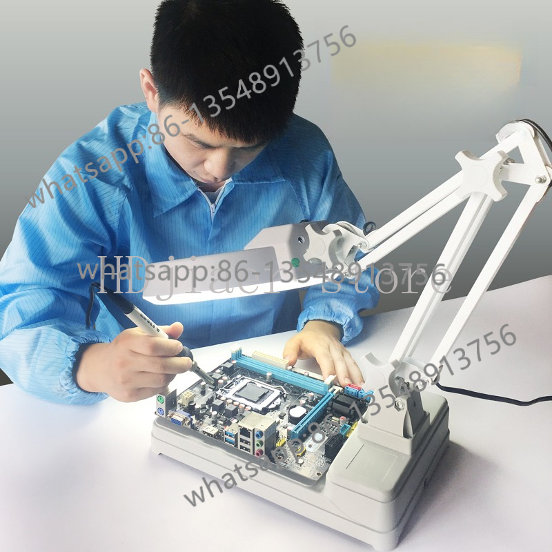 Lupa meja dengan 104 lampu LED - Office Furniture Com ulasan dan harga